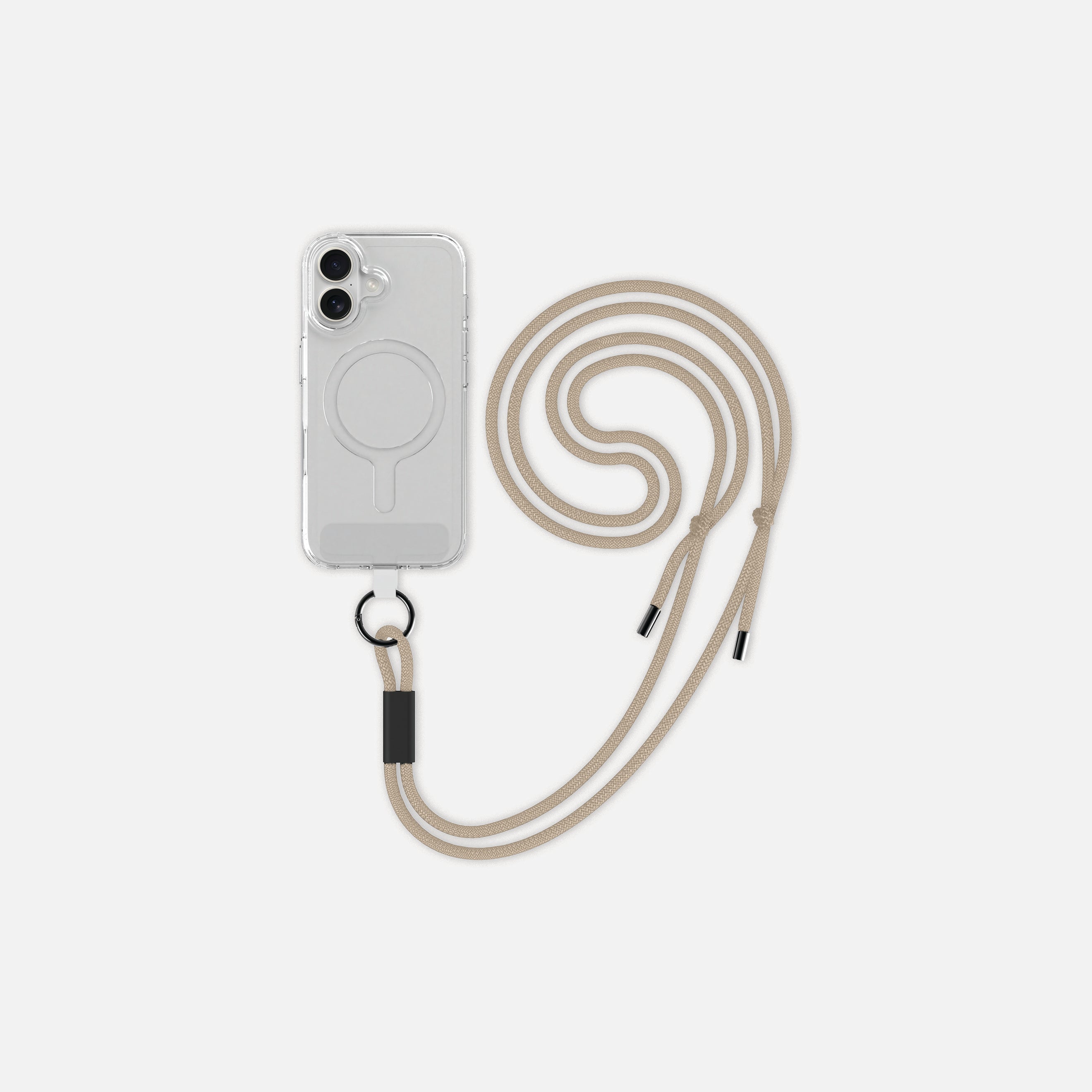 EATS. Phone Case Lanyard Sand