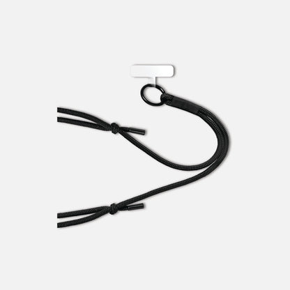 EATS. Phone Case Lanyard Black